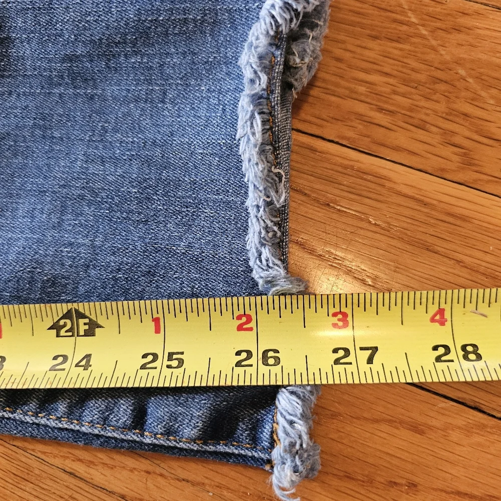 Free People Chew Raw Hem Skinny‎ Jeans Women’s Size 25 Cropped Ankle RN66170